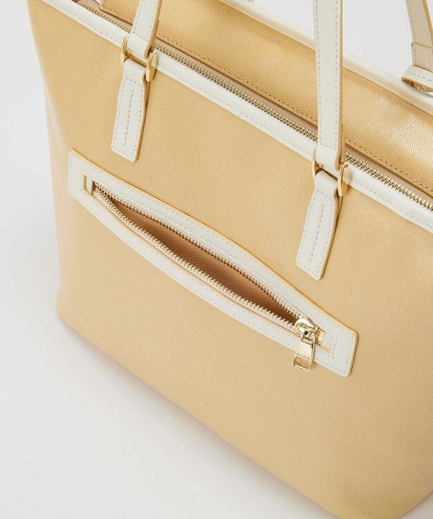 TOPKAPI 【TREASURE TOPKAPI】PVCコート キャンバス トートバッグ / A4対応 / 撥水 ベージュ