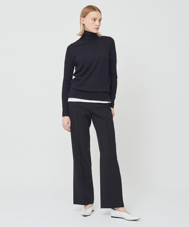 BEIGE， SORE / ハイネックカットソー Navy