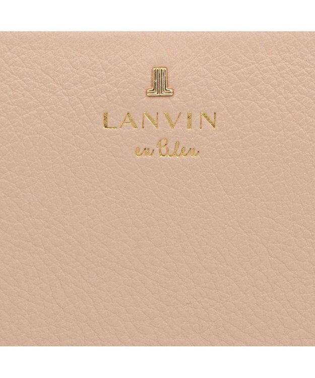 LANVIN en Bleu メラニー ラウンドファスナー長財布 ピンクベージュ