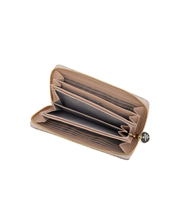 LANVIN en Bleu メラニー ラウンドファスナー長財布 ピンクベージュ