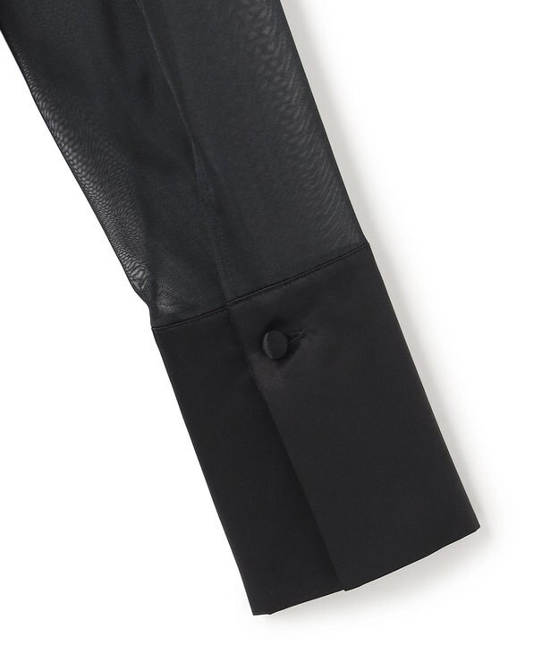 ICB 【WEB＆一部店舗限定】SheerSerika ボートネックプルオーバー ブラック