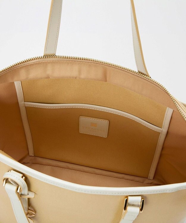 TOPKAPI 【TREASURE TOPKAPI】PVCコート キャンバス トートバッグ / A4対応 / 撥水 ベージュ