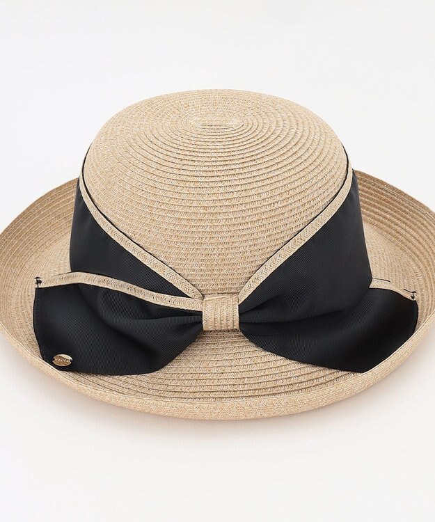 TOCCA 【UVカット90%・吸水速乾・抗菌防臭・洗える・サイズ調整可】SIDE RIBBON HAT 帽子 ブラック系