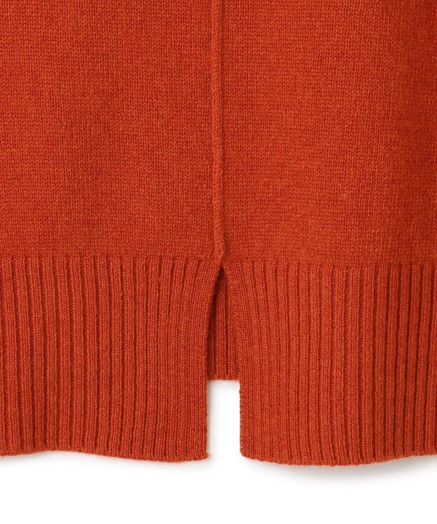 J.PRESS YORK STREET 【WOMEN】ウールカシミヤ タートルネックニット オレンジ系