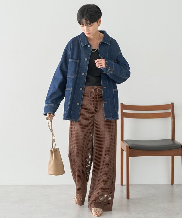 AMERICAN HOLIC メッシュパンツ Brown