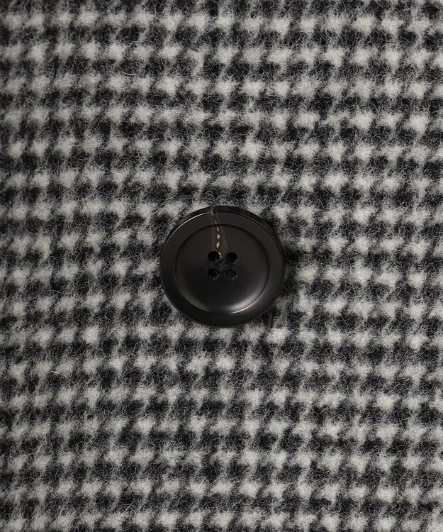 J.PRESS LADIES S チェックビーバー Pコート ブラックチェック系