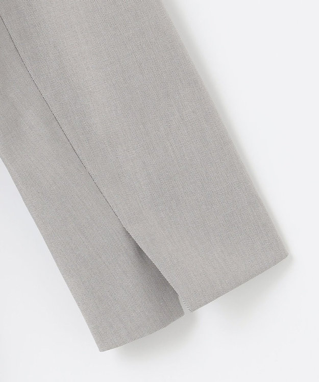 J.PRESS LADIES 【セットアップ対応・洗える・撥水・防汚】コットンFITTYシャーク ノーカラー ジャケット ベージュ系