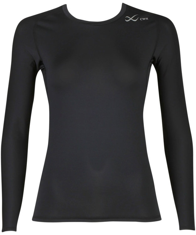 CW-X 【WOMEN】　機能性トップス　SECOND　BODY　2.0　吸汗速乾　UVカット率90%以上　抗菌防臭　丸首・長袖　/ワコール　CHY029 ブラック