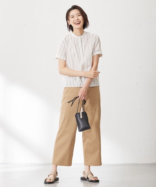 J.PRESS LADIES 【WEB限定カラーあり・セットアイテム】コインケース付き スマホ ポシェット ブラック系