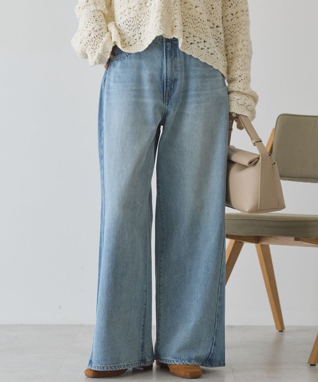 AMERICAN HOLIC バギーデニムパンツ Light Indigo