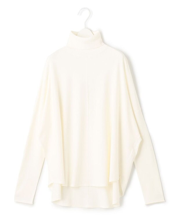 ICB 【洗える】 ヴィスコースワイド タートルネックプルオーバー トープ系