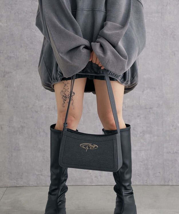 WEGO BIGメタルパーツショルダー グレー