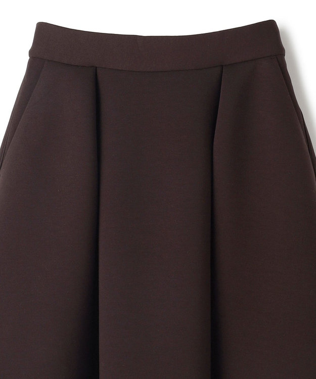 UNFILO L 【VERY×UNFILOコラボ】BEAUTY FORM JERSEY+ ボリューム フレアスカート ブラウン