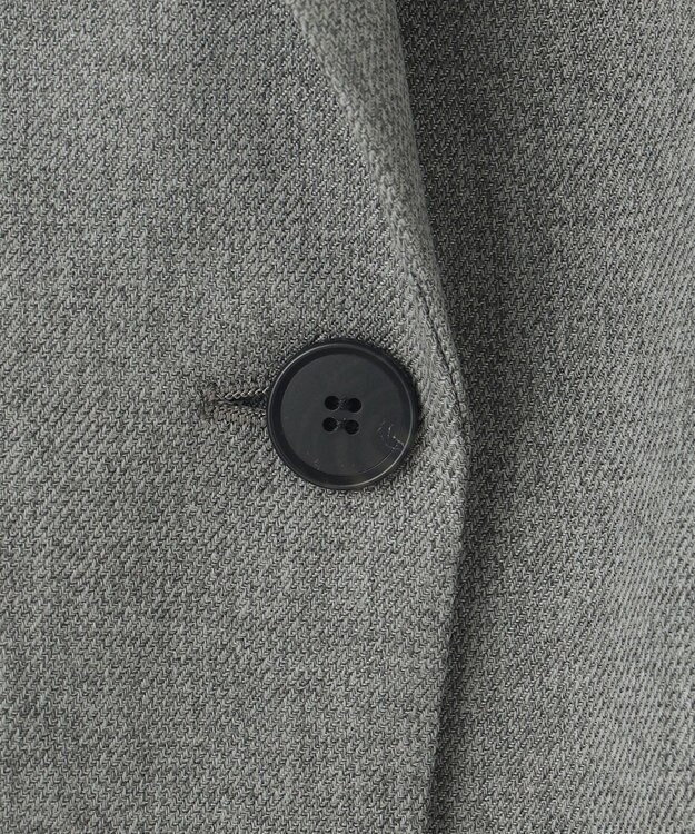 23区 L 【洗える】ウールライクカルゼ テーラード ジャケット グレー系