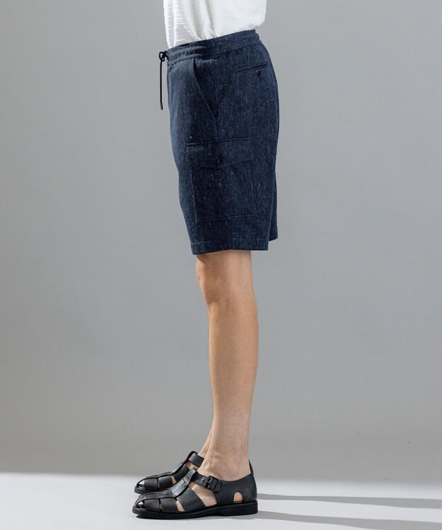 JOSEPH HOMME リネンドビージャージー　/ BERMUDA ネイビー系