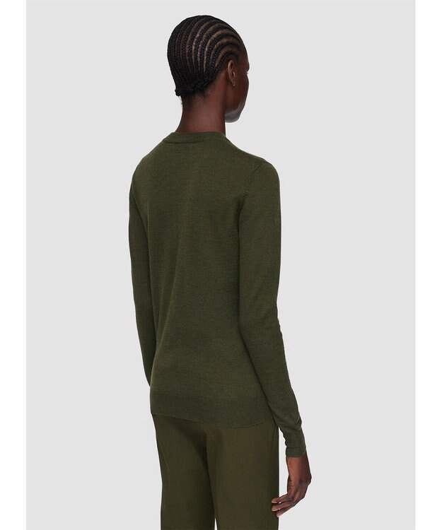 JOSEPH キャッシュエアー　ラウンドネックニット Hass Avocado