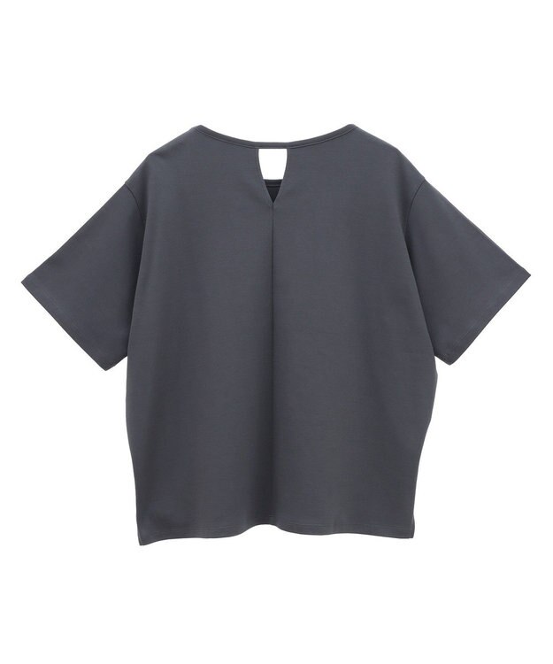 AMERICAN HOLIC バックスリットＴシャツ Charcoal Gray