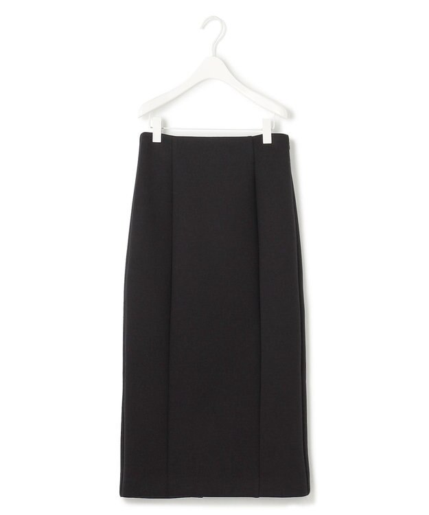 ICB 【洗える・WEB限定カラーあり】コンパクトダブルフェイス スカート ブラック系
