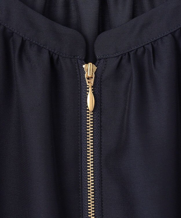 ANY SIS 【接触冷感】シアー ブルゾン ネイビー