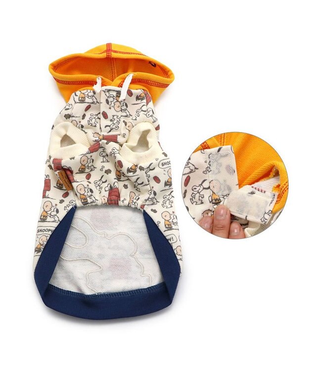 PET PARADISE スヌーピー パーカー 《ご機嫌柄》 小型犬 ネイビー