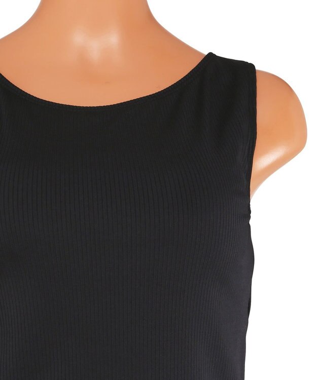 San-ai Resort（三愛水着楽園） 【再入荷】WEB限定商品　ポケット付きハーフジップラッシュパーカー＋リブタンキニ水着+レギンス5点セット【Beach Queen（ビーチクイーン）】 ライトグレー