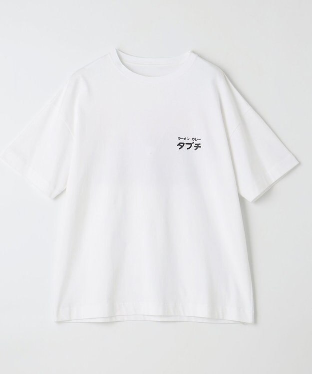 NAVE タブチ×NAVE プリント半袖Ｔシャツ ホワイト系