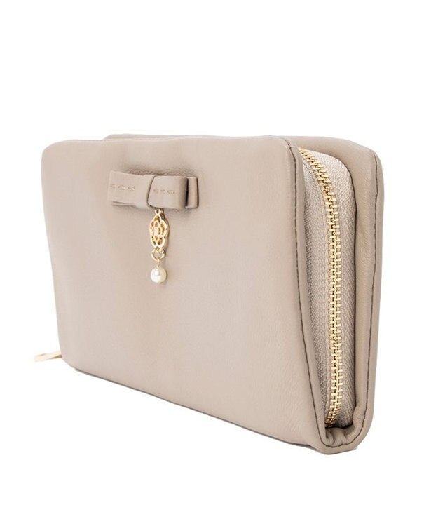 CLATHAS リラン ラウンド長財布 ベージュ