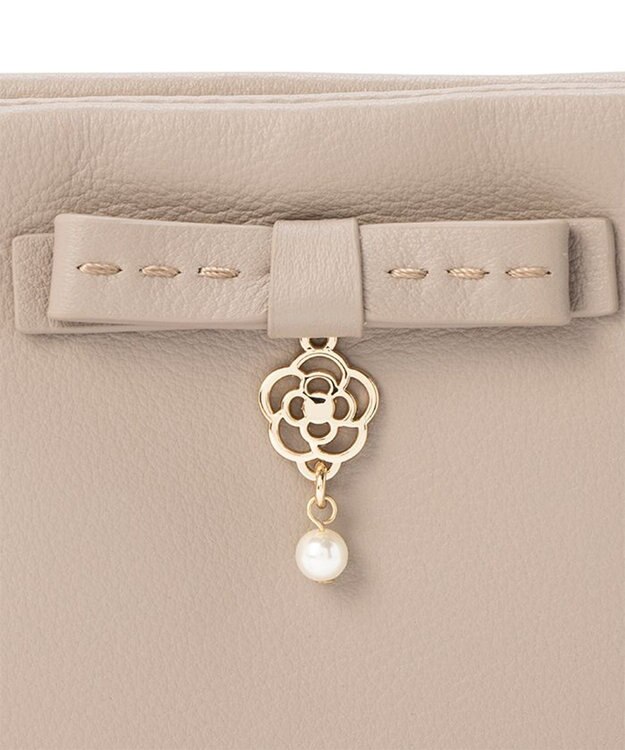 CLATHAS リラン ラウンド長財布 ベージュ