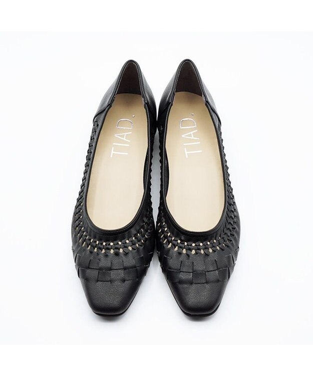 APOM フレンチスクエアメッシュフラット ブラック