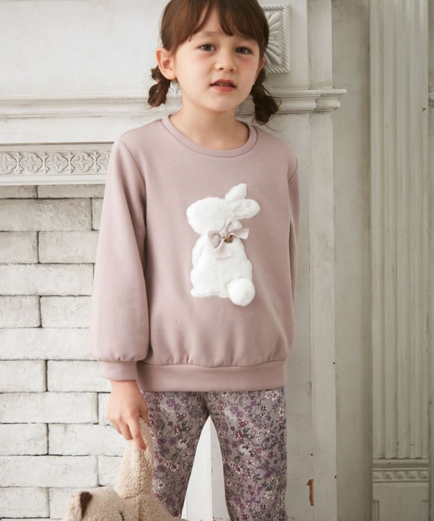 ANY KIDS アニマルアップリ トレーナー ウサギ