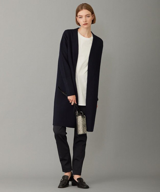 ICB 【WEB限定カラーあり・洗える】 シンプルジャージー ロングスリーブTシャツ オフホワイト系