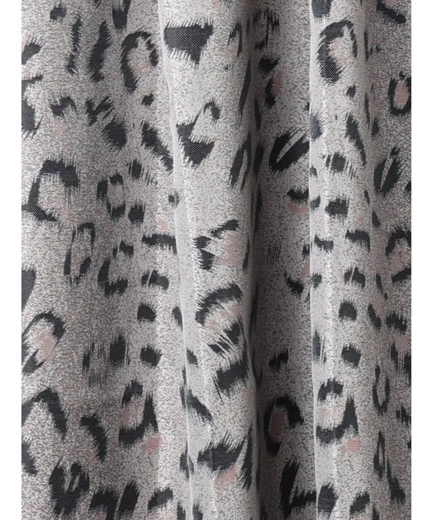 Te chichi レオパードジャガードフレアスカート《2025Autumn catalog vol.2 item》 グレー