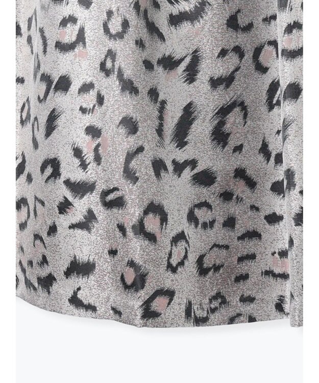 Te chichi レオパードジャガードフレアスカート《2025Autumn catalog vol.2 item》 グレー