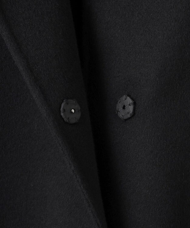 ICB L WoolRever  スタンドカラージレ ブラック系