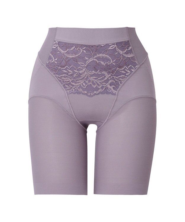 BRADELIS New York 【BRADELIS NewYork peace】綿混キャッチFITガードル23 補正下着 ミスティライラック