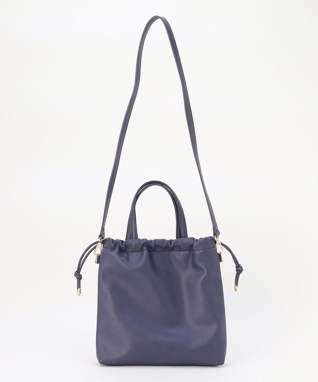 ANY 巾着バッグ ネイビー