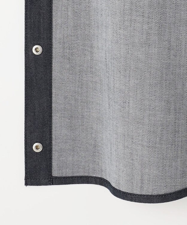 J.PRESS LADIES S セルロースシャンブレー ジャケット ネイビー系