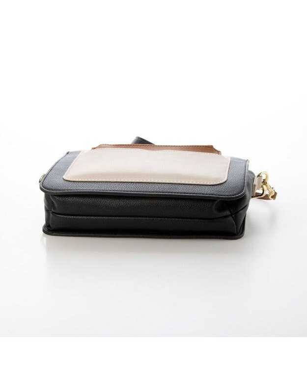 UNBILLION カシュカシュ cachecache / フロントポケットタッセルショルダー ベージュミックス