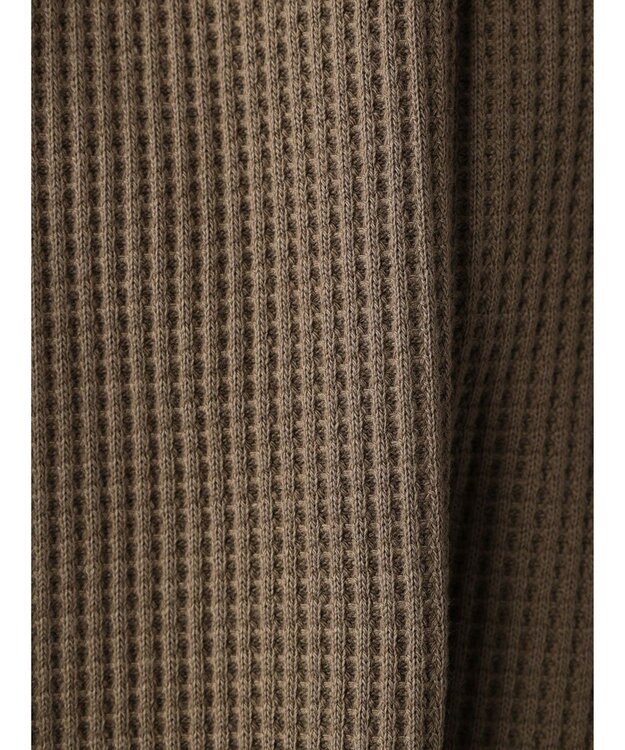 CRAFT STANDARD BOUTIQUE ワッフルレイヤード風プルオーバー Mocha