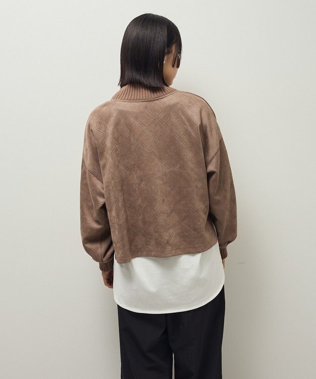Green Parks ・ＥＬＥＮＣＡＲＥ　ＤＵＥ　エンボスプルオーバー Brown