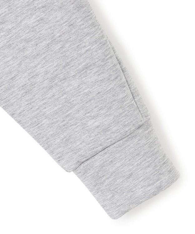 UNFILO L 【WEB限定】BEAUTY FORM JERSEY サイドZIP クロップドプルオーバー [NEW]グレー