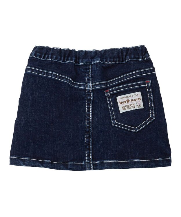 MIKI HOUSE HOT BISCUITS 【80-110cm】デニムスカート インディゴブルー