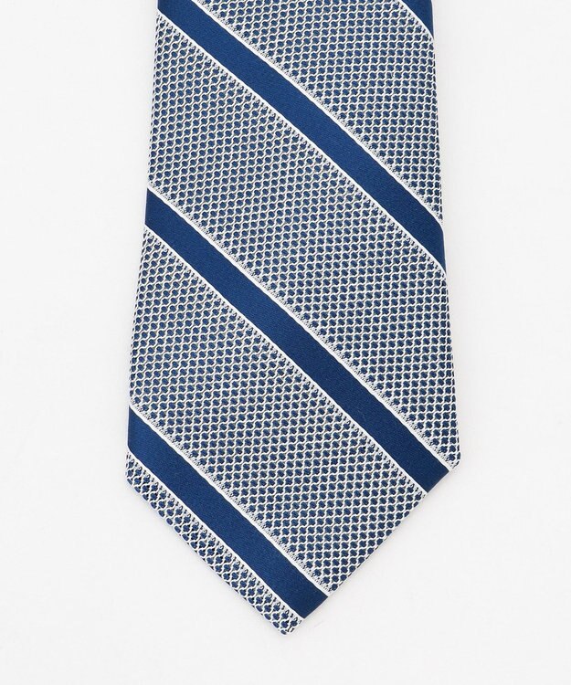J.PRESS MEN 【JAPANESE SILK FRESCO TIE COLLECTION】レジメンタル ネクタイ ブルー系1