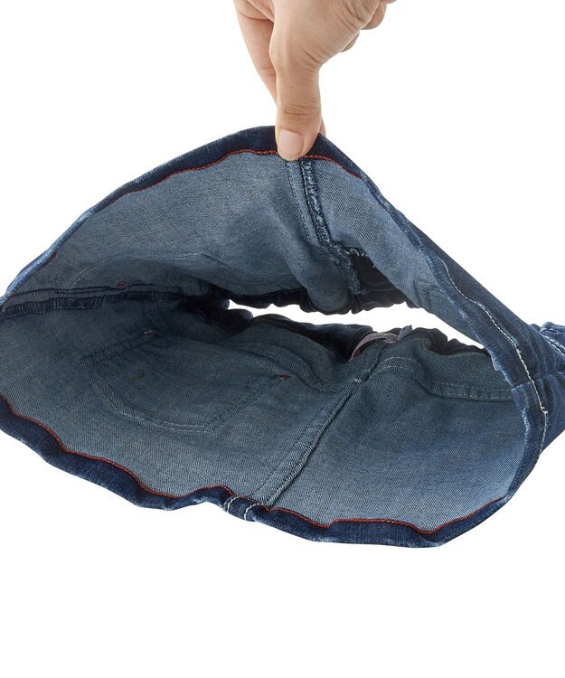 MIKI HOUSE HOT BISCUITS 【80-110cm】デニムスカート インディゴブルー