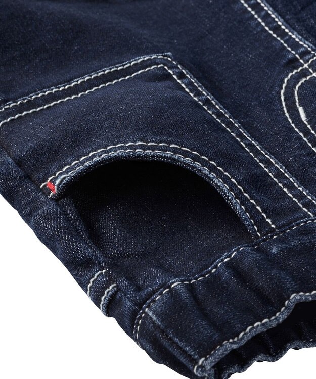 MIKI HOUSE HOT BISCUITS 【80-110cm】デニムスカート インディゴブルー