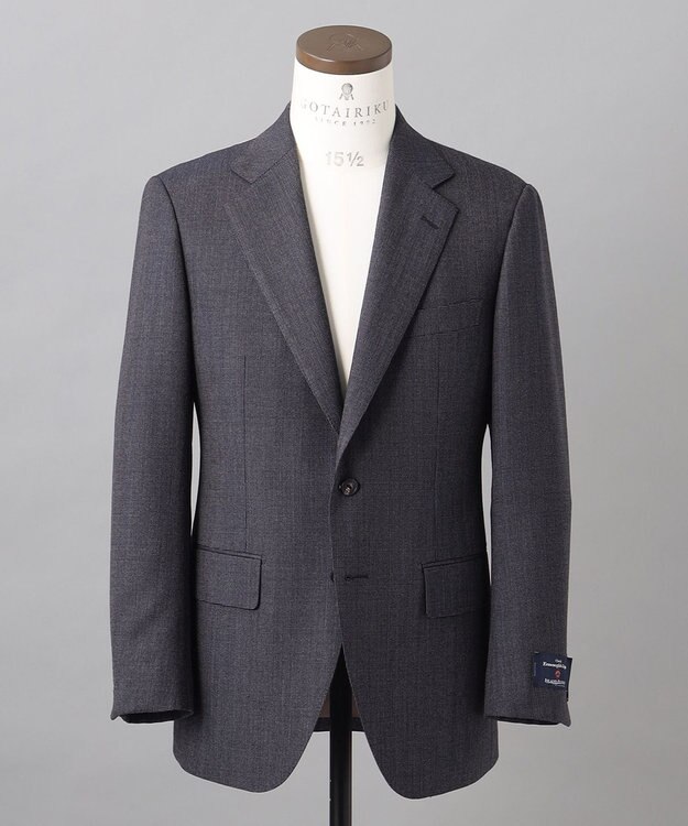 GOTAIRIKU 【Ermenegildo Zegna】ISLAND FLEECE　3ピーススーツ ネイビー系8