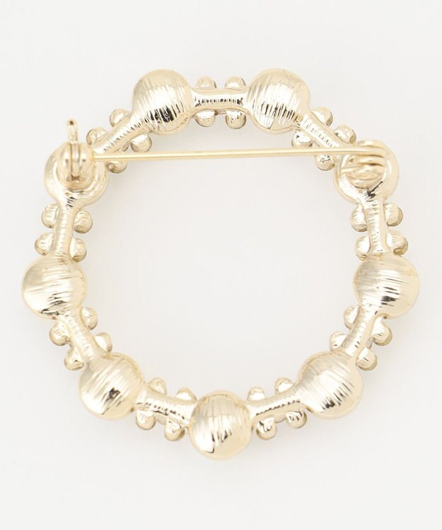 ANY 【2セット】【親子で使える】パールビジューブローチ ゴールド