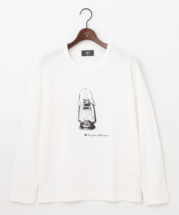 JOSEPH ABBOUD MOUNTAIN 【テーム・ヤルビー コラボ・サスティナブル】ビオグレース天竺 Tシャツ ホワイト系