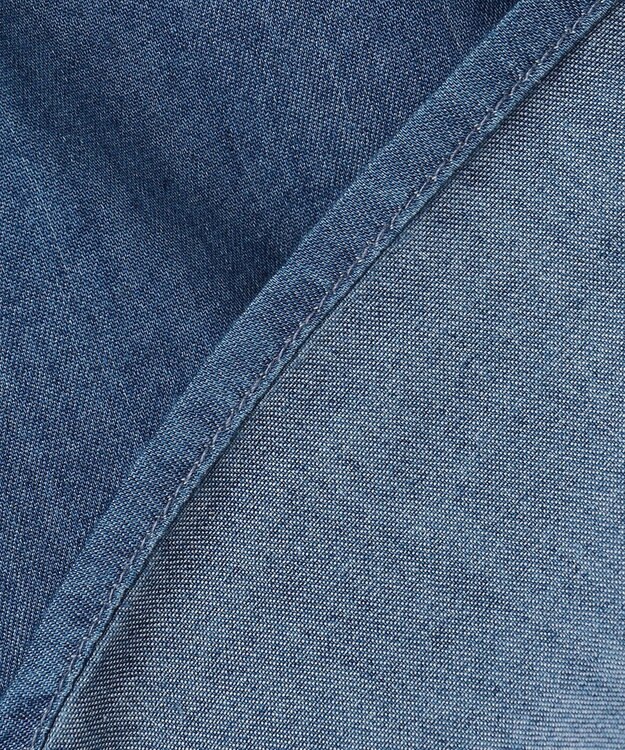 J.PRESS KIDS 【100-130cm】4.5オンス TC デニム 半袖シャツ ネイビー系