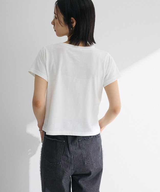 Green Parks ・ｓｗｉｎｇ　ｂｙ　パールリボンモチーフＴＥＥ Off White